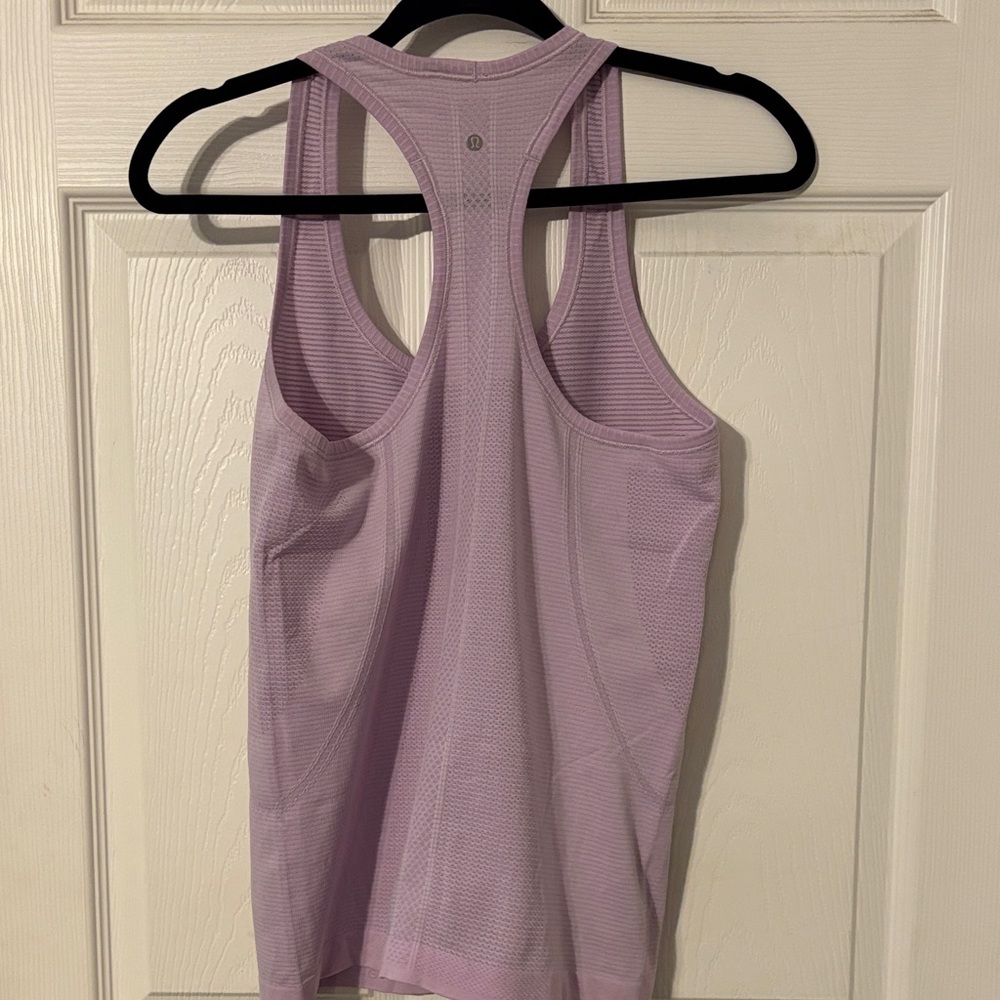 Lululemon Swiftly Tech Racerback Size 6 Lilac Quartz - Picture 5 of 9